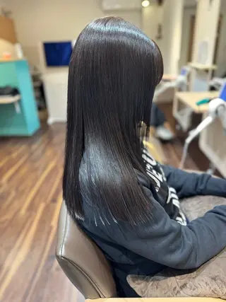 セミロング green feel 長原所属・西山 大樹のヘアスタイル