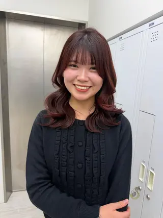 セミロング AISA viewNAGOYAのヘアスタイル