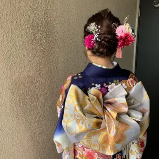 セミロング カラー chouette/ 根本優希のヘアスタイル