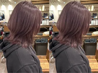 カラー 田中 雅のヘアスタイル