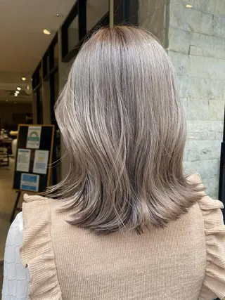 ショート カラー ヘアアレンジ アンククロス渋谷【ANKH CROSS】所属・韓国ヘア┊︎レイヤー ┊︎haruka🌙のヘアスタイル