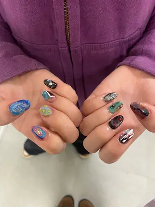 ネイル .unff所属・hana (..)個 性派/メンズネイル◎のネイルデザイン