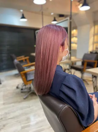 ロング カラー ヨシダ フミノリのヘアスタイル