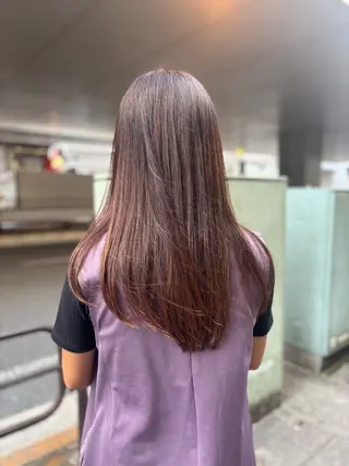 ロング カラー 鈴木かのん /ミニモ限定クーポンのヘアスタイル