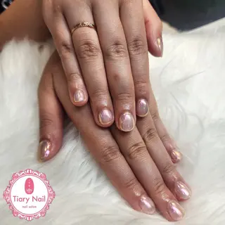 ネイル 💙🤍Tiary M🤍💙のネイルデザイン