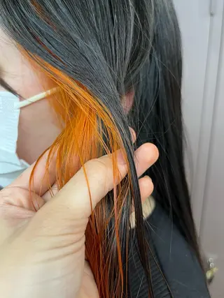 ロング カラー ナガノリノ /ボブ/ ベージュ/暖色のヘアスタイル