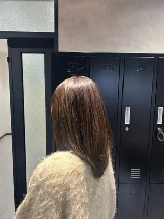 セミロング カラー 《.Xian》リク /透明感/メンズのヘアスタイル