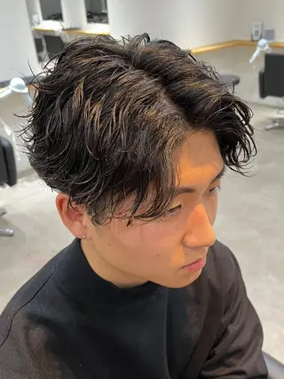 ミディアム メンズ メンズ指名No.1/ パーマ特化/白木壱崇のヘアスタイル