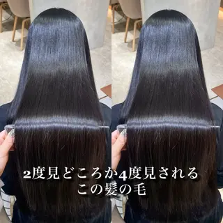 ロング 🦋美髪矯正、髪質 改善のプロ🦋アオイのヘアスタイル