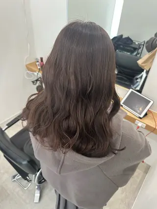 セミロング カラー ヘアセット/艶カラー 💐nao.のヘアスタイル