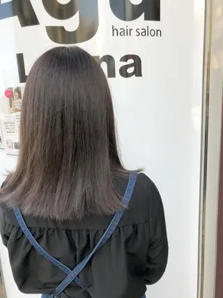 ミディアム supbytomee所属・カラー特化型サロン #SUP.のヘアスタイル