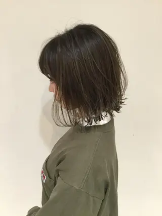 ショート カラー AMI Hair  supply所属・髪質改善カラー 韓国風レイヤーのヘアスタイル