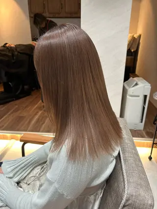 ミディアム カラー 🌷横浜/レイヤー /艶カラー🌷のヘアスタイル