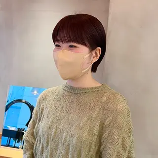 ショート カラー 🍒暖色カラー🍒 渋谷/YUUのヘアスタイル