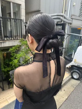 ヘアアレンジ 似合わせモテヘア Akari🦢🖤のヘアスタイル