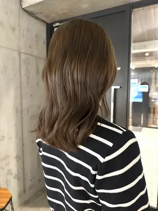 ミディアム カラー 中里　凜 /自由が丘のヘアスタイル