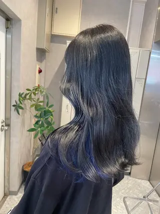 セミロング 女性スタイリスト専門サロン Zina 天神西通り所属・艶髪韓国ヘア MANAMI🎀のヘアスタイル