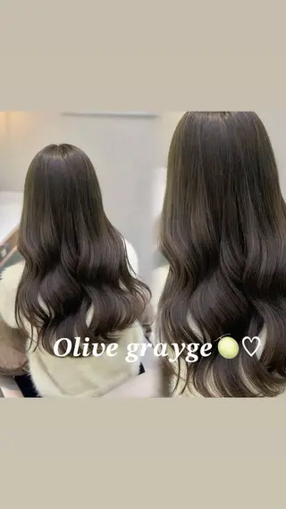 カラー グレージュ┆うる艶 ┆ゆうはのヘアスタイル