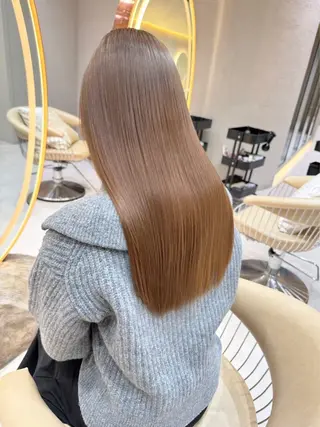 ロング カラー 松井 晴希のヘアスタイル