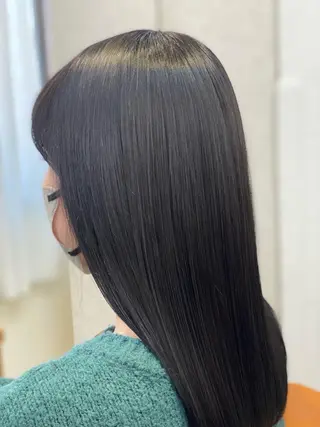 セミロング カラー 森下 友　Dio...池袋のヘアスタイル