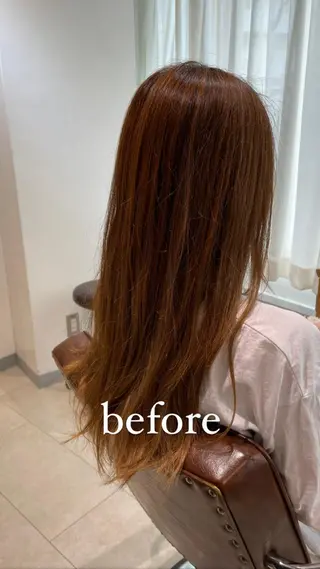 ロング カラー eins.hair所属・過去一の柔髪ヘア 🌿einshairのヘアスタイル