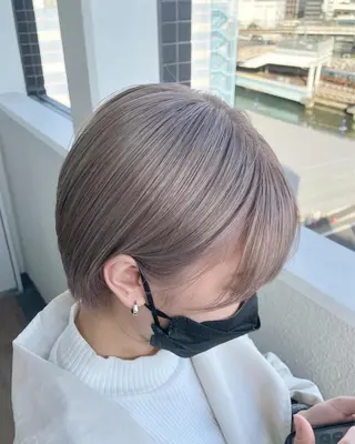 ショート カラー メンズ特化 パーマ/オザワのヘアスタイル