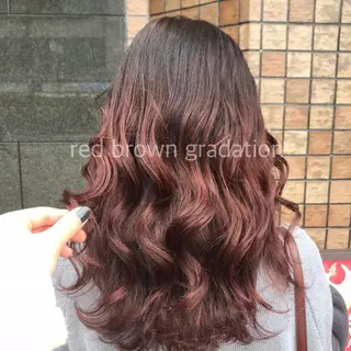 セミロング カラー ヘアアレンジ knock【ノック】所属・烏丸韓国ヘア🇰🇷 ayaka🎀のヘアスタイル