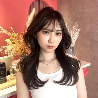 セミロング 原宿/ボブ/髪質 改善/レイヤー/優希のヘアスタイル