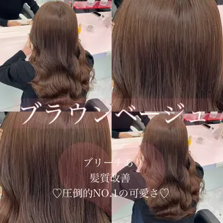 ロング カラー ヘアアレンジ 透明感ブリーチカラー 🌈TOMOHIROのヘアスタイル