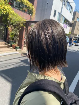 ショート カラー お任せヘア☘️☘️ 及川渚のヘアスタイル