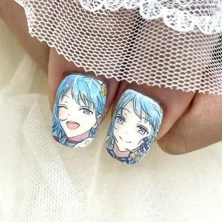 ミディアム ネイル 池袋痛ネイル Nok. 渡辺のネイルデザイン