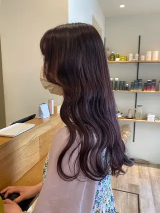 ロング カラー ヘアアレンジ メンズ マツエク・マツパ アイブロウ SOLO所属・奈良 彩華のヘアスタイル