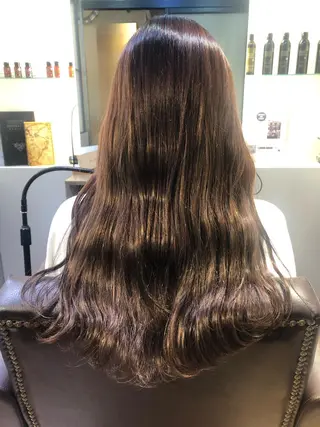 ロング カラー パーマ ヘアアレンジ stream1st所属・ツヤカラー 🕊️sayakaのヘアスタイル