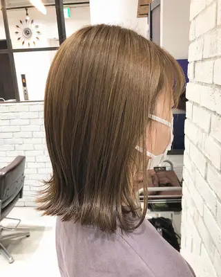 ミディアム カラー 🌿ニュアンス/髪質 改善🌿Fukudaのヘアスタイル