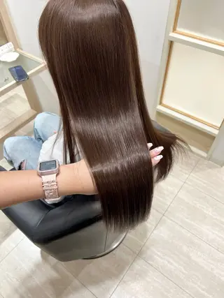 セミロング 韓国モテhair🍑 momoのヘアスタイル