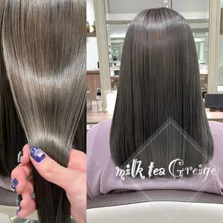 ロング カラー Re:st所属・Miyavi/カラー ショートボブのヘアスタイル