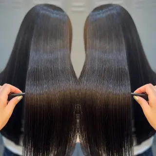 ロング パーマ ブリーチなしWカラー /レイヤー🫧ナシコのヘアスタイル