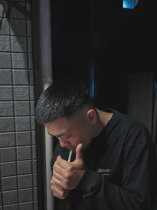 ショート カラー パーマ ヘアアレンジ メンズ キッズ アイブロウ Cut House Shiomi所属・🔥メンズ専門🔥 Ayutoのヘアスタイル