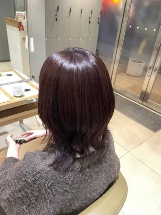 ミディアム カラー 🌷柔らかカラー🍑 Miyu🪽のヘアスタイル