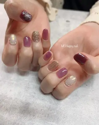 ネイル 北浦和 自爪育成ケアのネイルデザイン