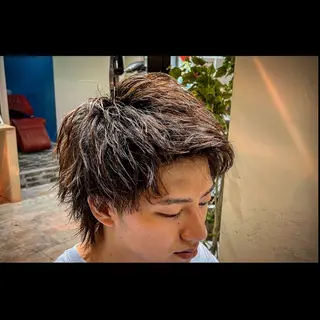 ショート カラー パーマ メンズ 💈大人の渋髪💈 店長　大橋侑弥のヘアスタイル