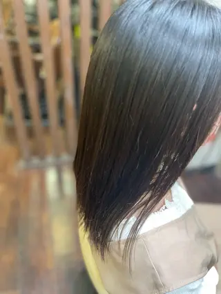 ミディアム パーマ 髪質改善・艶カラー HIROTOのヘアスタイル