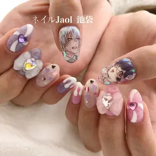ミディアム nail jaol池袋店所属・ネイルJaol 池袋のネイルデザイン
