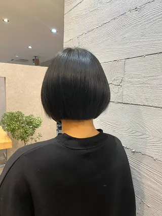 ミディアム 池田 英俊のヘアスタイル