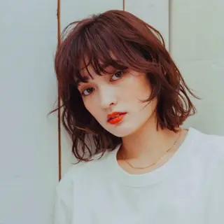 ミディアム カラー 黒染め剥がし/ 黒髪卒業ヘア👑涼介のヘアスタイル