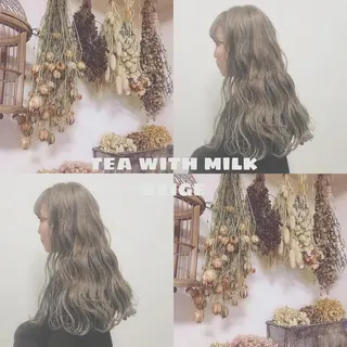 セミロング カラー エリアNo.1カラー ⭐️hikaru⭐️のヘアスタイル