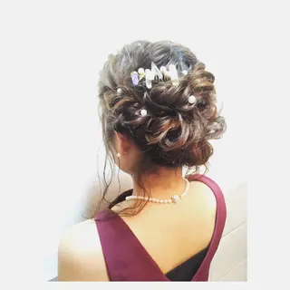 セミロング カラー パーマ ヘアアレンジ 可愛いを作る神 ナオヒロのヘアスタイル