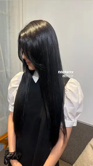 ロング カラー 横浜/カラーモデル ✩💚りんか💚✩のヘアスタイル