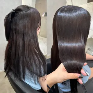 ロング カラー パーマ 女性限定マンツーマン 渋谷Roiめぐみのヘアスタイル