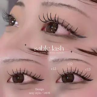 マツエク・マツパ LaBless/ saki束感まつげのマツエク・マツパデザイン